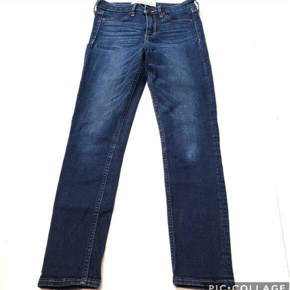 Abercrombie & Fitch Jeans Skinny Womens 2 26 Waist Blue Regular Denim Pants - Picture 2 of 6